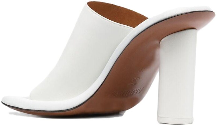 (W) AMBUSH Sandalias de Tacón de Cuero 'Blanco' BWIJ001S21LEA0010300 Shop (W) AMBUSH Sandalias de Tacón de Cuero 'Blanco' BWIJ001S21LEA0010300