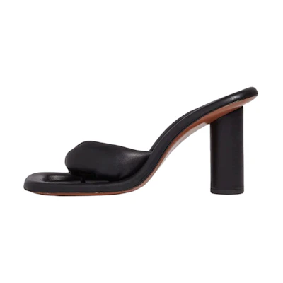 (W) AMBUSH Heeled Sandal 'Black Leather'