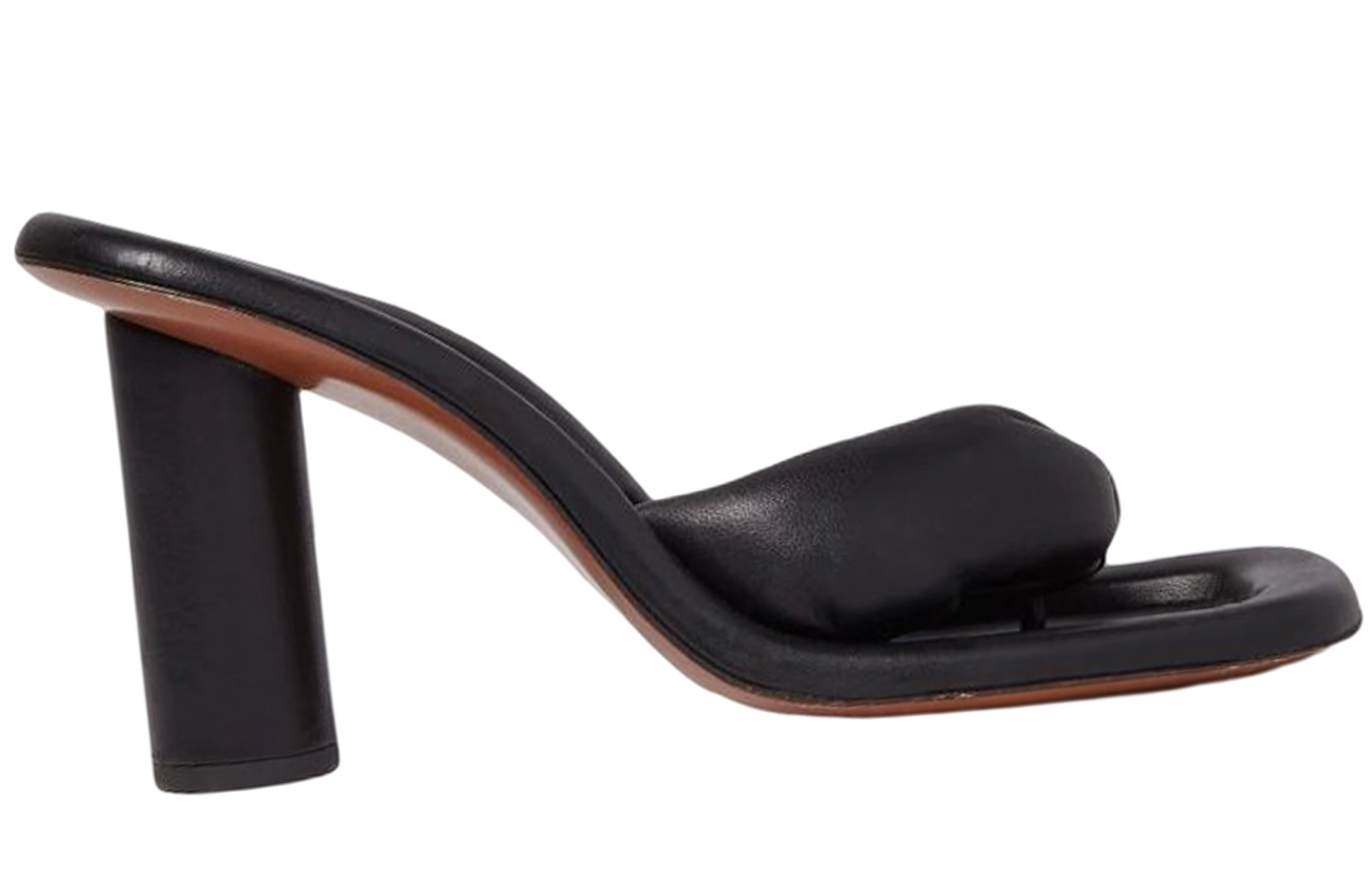 (W) AMBUSH Heeled Sandal 'Black Leather' 圖 2