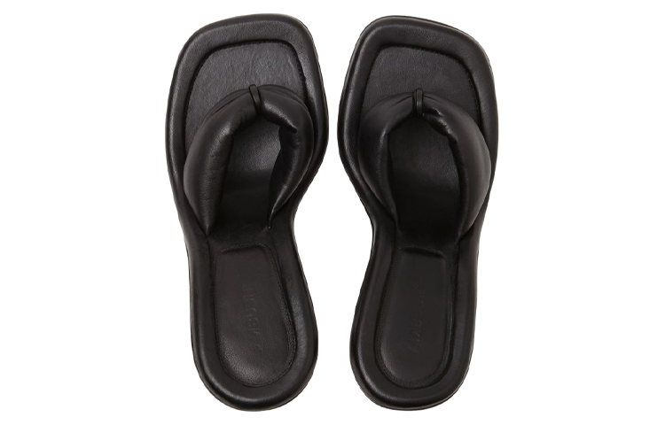 Lookbook (W) AMBUSH Sandal Hak Tinggi 'Kulit Hitam Fashion' BWIH001F21LEA0011010