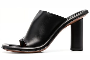 (Women) AMBUSH Leather Pumps 'Black Chunky Heel' BWIJ001S21LEA0011000 (Women) AMBUSH Leather Pumps 'Black Chunky Heel' BWIJ001S21LEA0011000