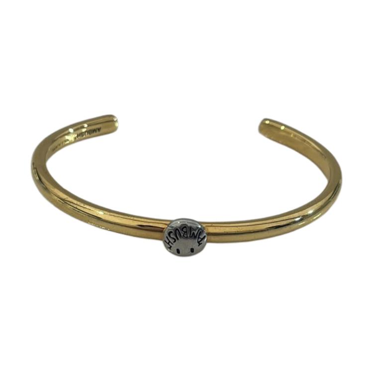 (Women) AMBUSH Letter Logo Bracelet -  Gold BWOA036F22BRA001-7600