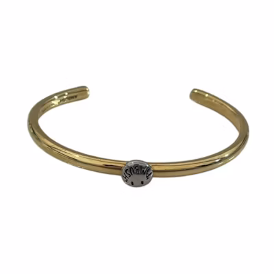 (Women) AMBUSH Letter Logo Bracelet - Gold BWOA036F22BRA001-7600