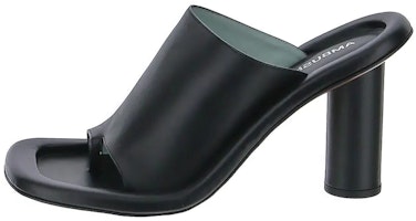 (Women) AMBUSH Mule 'Black Leather' BWIJ001F22LEA0011000 (Women) AMBUSH Mule 'Black Leather' BWIJ001F22LEA0011000
