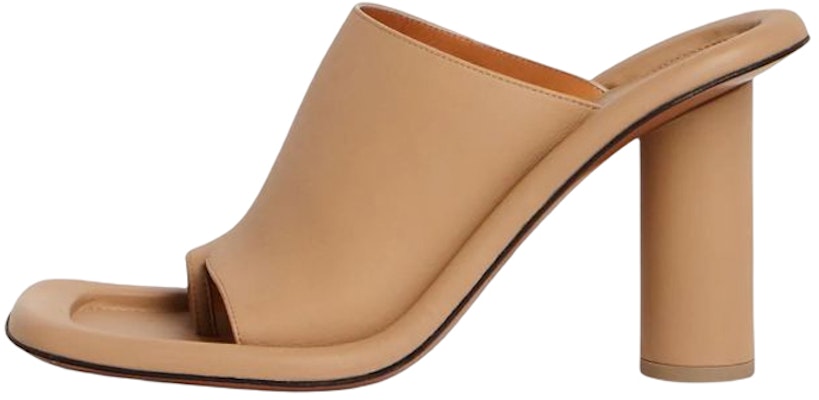 AMBUSH 皮革粗跟穆勒鞋 女款 灰褐色 Buy AMBUSH 皮革粗跟穆勒鞋 女款 灰褐色