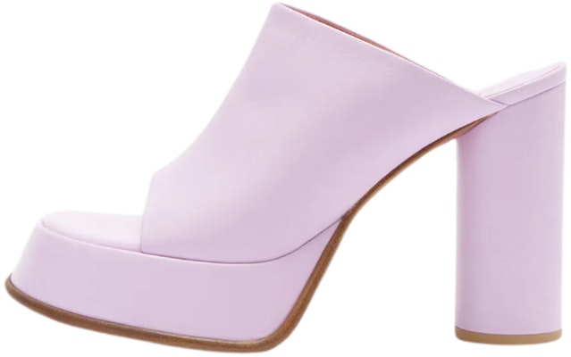 (Women) AMBUSH Platform Mule 'Lavender' BWIJ003S22LEA0013900 Buy (Women) AMBUSH Platform Mule 'Lavender' BWIJ003S22LEA0013900