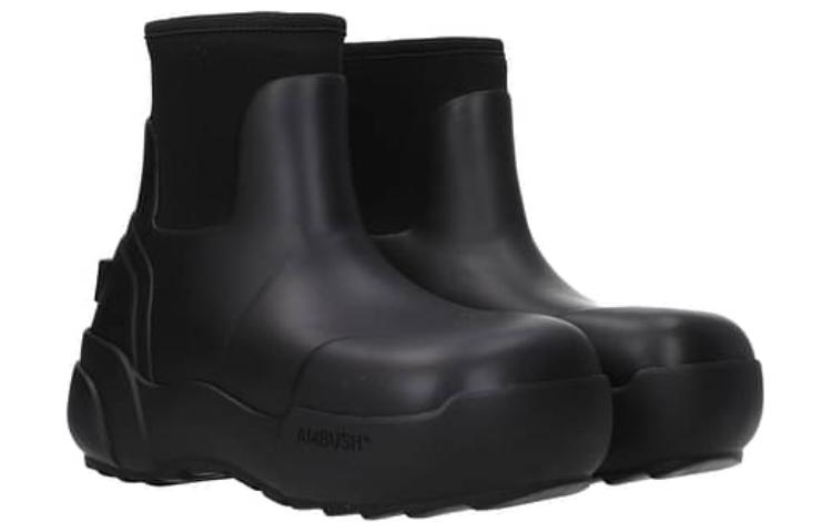 Shop (W) AMBUSH 橡胶靴 "黑色" BWIE003F21MAT0011000