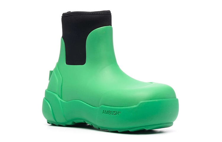 Lookbook (W) AMBUSH Rubberlaarzen ''Groen'' BWIE003F21MAT0015500