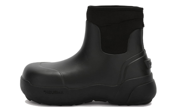 (Women) AMBUSH Rubber Duck Boot 'Black' BMIE003S23MAT0011010