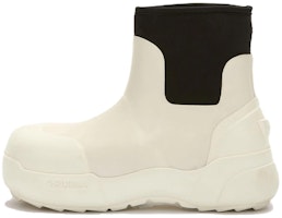 (Women) AMBUSH Rubber Round Toe Bootie 'White' BMIE003S23MAT0010110 (Women) AMBUSH Rubber Round Toe Bootie 'White' BMIE003S23MAT0010110