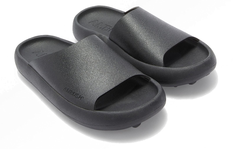 Order (W) AMBUSH 橡胶拖鞋 '黑色' BWIC002S22MAT0011000