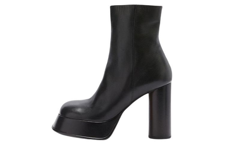 (Women) AMBUSH Short Boot 'Black' BWIE005S22LEA0011000