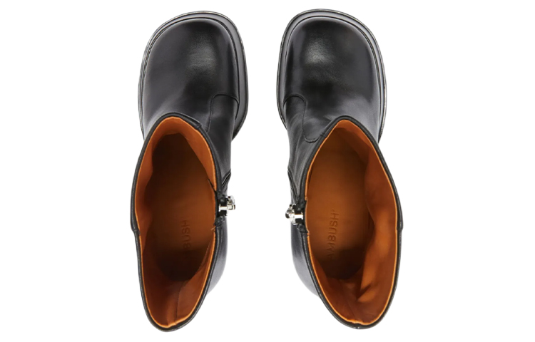 Lookbook (W) AMBUSHショートブーツ (ブラック) BWIE005S22LEA0011000