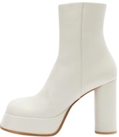 (Women) AMBUSH Short Fashion Boot 'White' BWIE005S22LEA0010100 (Women) AMBUSH Short Fashion Boot 'White' BWIE005S22LEA0010100