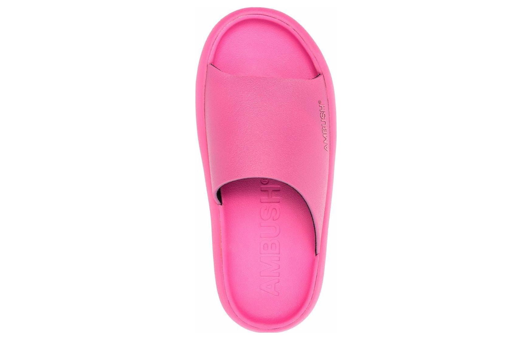 Lookbook (W) AMBUSH Slider ''Fuchsia'' Slipper Roze BWIC002F21MAT001-3000