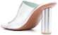 (W) AMBUSH Slip-On Hujung Bulat 'Fashion Slide Perak' BWIJ001F22LEA0027200