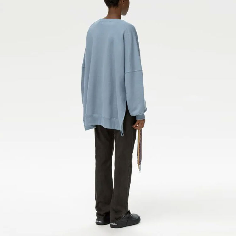 Details for (W) Sudadera Azul con Cordón AMBUSH SS21 Crewneck. BWBA003S21FLE0014004