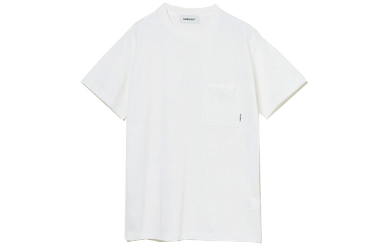 (Women) AMBUSH SS22  White Pocket Short Sleeve T-Shirt BMAA023S21JER0010100