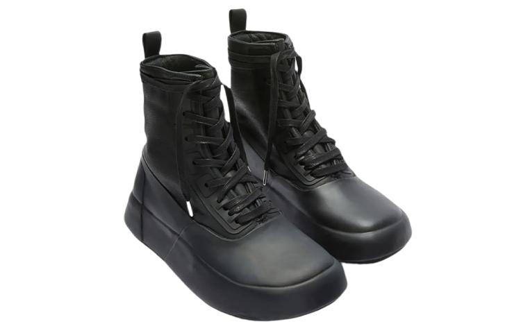 Order (W) 앰부쉬 x 나이키 덩크 하이 "블랙 레더" BWIE002S22MAT0011000