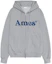 Buy (Women) AMES WORLDWIDE Basic Logo Grey Zip-Up Hoodie AM2EFUM481AGR