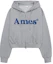 Order (Women) AMES WORLDWIDE Basic Logo Grey Zip-Up Hoodie AM2EFUM481AGR