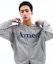 Details for (Women) AMES WORLDWIDE Basic Logo Grey Zip-Up Hoodie AM2EFUM481AGR