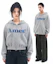 Sizing (Women) AMES WORLDWIDE Basic Logo Grey Zip-Up Hoodie AM2EFUM481AGR