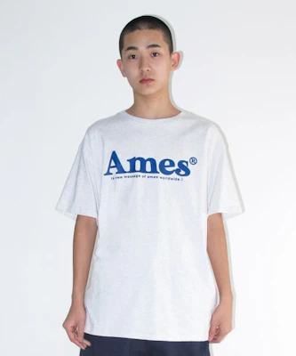 (Women) AMES WORLDWIDE Basic Logo T-Shirt Grey AM2DMUT511AGR Lookbook (Women) AMES WORLDWIDE Basic Logo T-Shirt Grey AM2DMUT511AGR