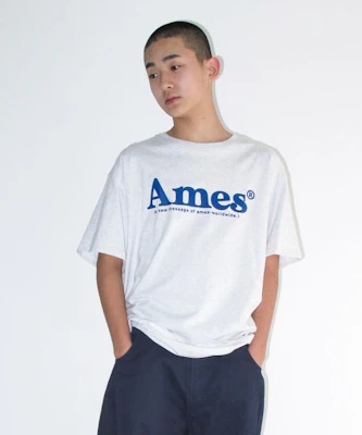 (Women) AMES WORLDWIDE Basic Logo T-Shirt Grey AM2DMUT511AGR Sizing (Women) AMES WORLDWIDE Basic Logo T-Shirt Grey AM2DMUT511AGR