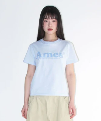 (Women) AMES WORLDWIDE Basic Logo T-Shirt Sky Blue AM2EMUT510ASB Order (Women) AMES WORLDWIDE Basic Logo T-Shirt Sky Blue AM2EMUT510ASB