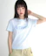 Details for (Women) AMES WORLDWIDE Basic Logo T-Shirt Sky Blue AM2EMUT510ASB