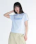 Sizing (Women) AMES WORLDWIDE Basic Logo T-Shirt Sky Blue AM2EMUT510ASB
