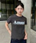 Buy (Women) AMES WORLDWIDE Basic Logo Tee Charcoal AM2EMUT510ACH