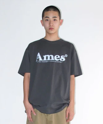 (Women) AMES WORLDWIDE Basic Logo Tee Charcoal AM2EMUT510ACH Lookbook (Women) AMES WORLDWIDE Basic Logo Tee Charcoal AM2EMUT510ACH