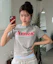 Buy (Women) AMES WORLDWIDE Basic Logo Tee Grey AM2EMUT510AGR