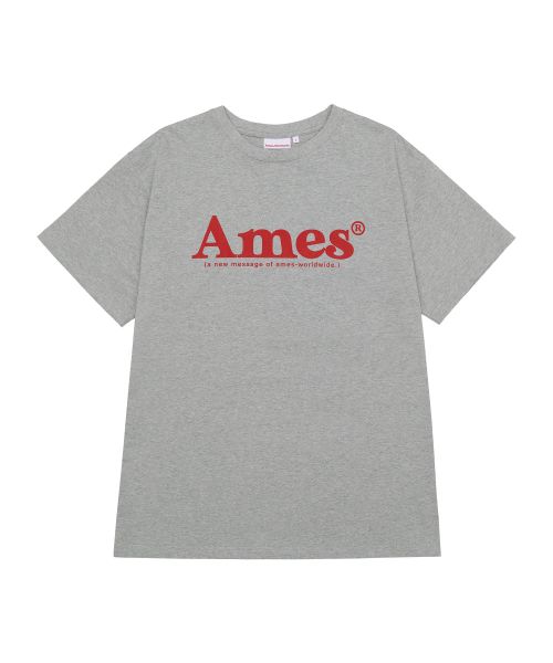 Order (Women) AMES WORLDWIDE Basic Logo Tee Grey AM2EMUT510AGR