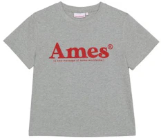 Lookbook (Women) AMES WORLDWIDE Basic Logo Tee Grey AM2EMUT510AGR