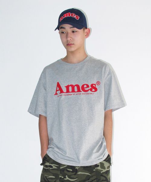 Purchase (Women) AMES WORLDWIDE Basic Logo Tee Grey AM2EMUT510AGR