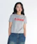 Cheap (Women) AMES WORLDWIDE Basic Logo Tee Grey AM2EMUT510AGR
