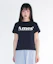 Shop (Women) AMES WORLDWIDE Basic Logo Tee Navy (White Logo) AM2EMUT510ANW