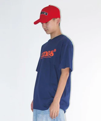 (Women) AMES WORLDWIDE Basic Logo Tee Navy AM2EMUT510ANV Purchase (Women) AMES WORLDWIDE Basic Logo Tee Navy AM2EMUT510ANV