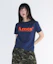 Details for (Women) AMES WORLDWIDE Basic Logo Tee Navy AM2EMUT510ANV