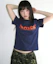 Cheap (Women) AMES WORLDWIDE Basic Logo Tee Navy AM2EMUT510ANV