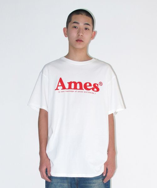 Purchase (Women) AMES WORLDWIDE Basic Logo Tee White AM2EMUT510AWH