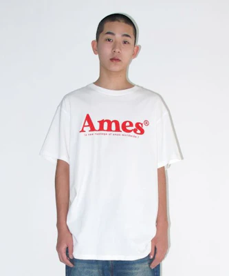(Women) AMES WORLDWIDE Basic Logo Tee White AM2EMUT510AWH Purchase (Women) AMES WORLDWIDE Basic Logo Tee White AM2EMUT510AWH