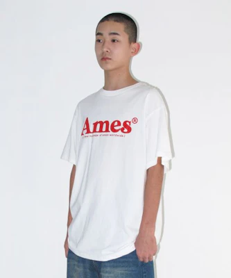 (Women) AMES WORLDWIDE Basic Logo Tee White AM2EMUT510AWH Sizing (Women) AMES WORLDWIDE Basic Logo Tee White AM2EMUT510AWH
