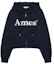 Shop (Women) AMES WORLDWIDE Basic Logo Zip-Up Hoodie Navy AM2EFUM481ANV