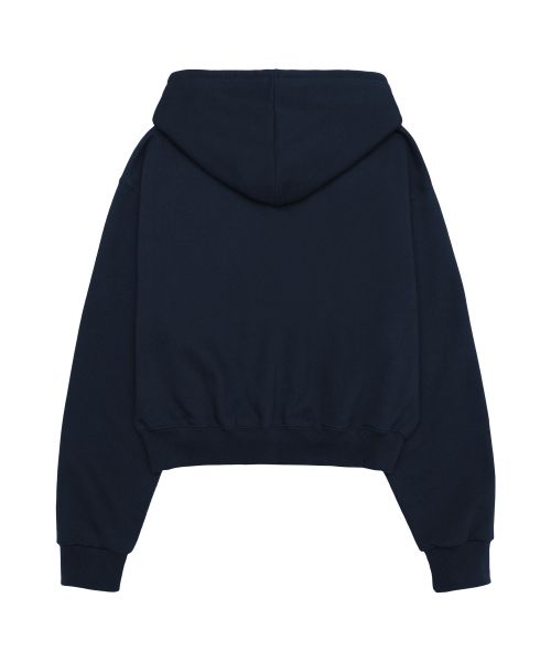Purchase (Women) AMES WORLDWIDE Basic Logo Zip-Up Hoodie Navy AM2EFUM481ANV