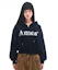 Details for (Women) AMES WORLDWIDE Basic Logo Zip-Up Hoodie Navy AM2EFUM481ANV