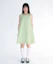 Order (Women) AMES WORLDWIDE Check Layered Green Dress AM2GSFPA92AGN